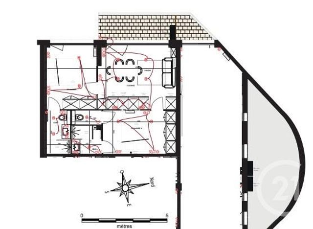 Appartement T3 à vendre - 3 pièces - 47.14 m2 - FREJUS - 83 - PROVENCE-ALPES-COTE-D-AZUR - Century 21 Sud Habitat